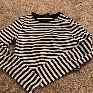 Cropped Striped Top